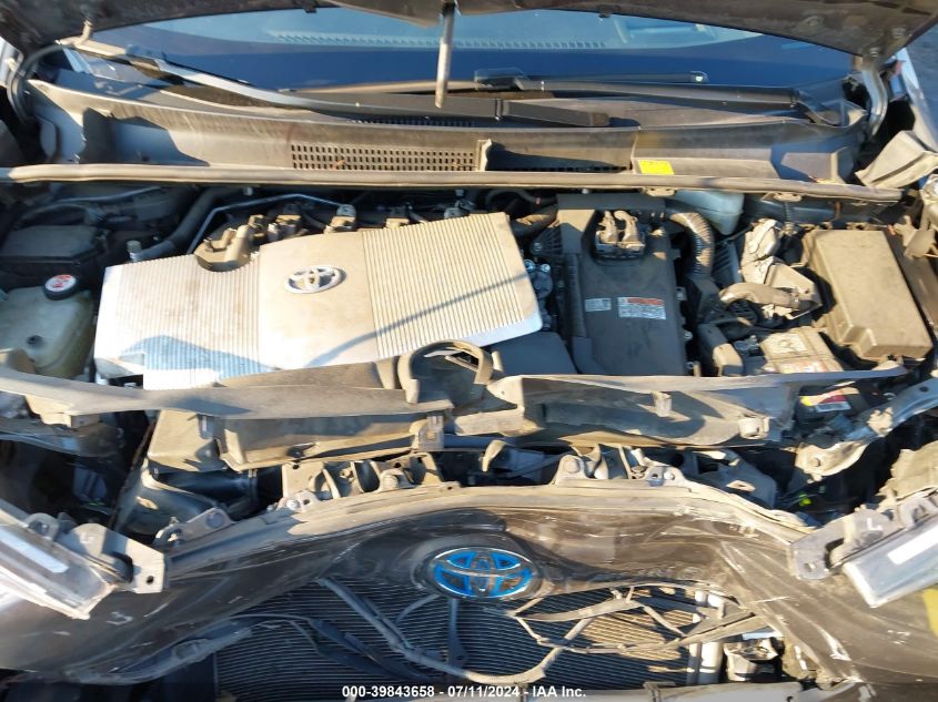 2016 Toyota Prius Four VIN: JTDKARFU2G3526160 Lot: 39843658