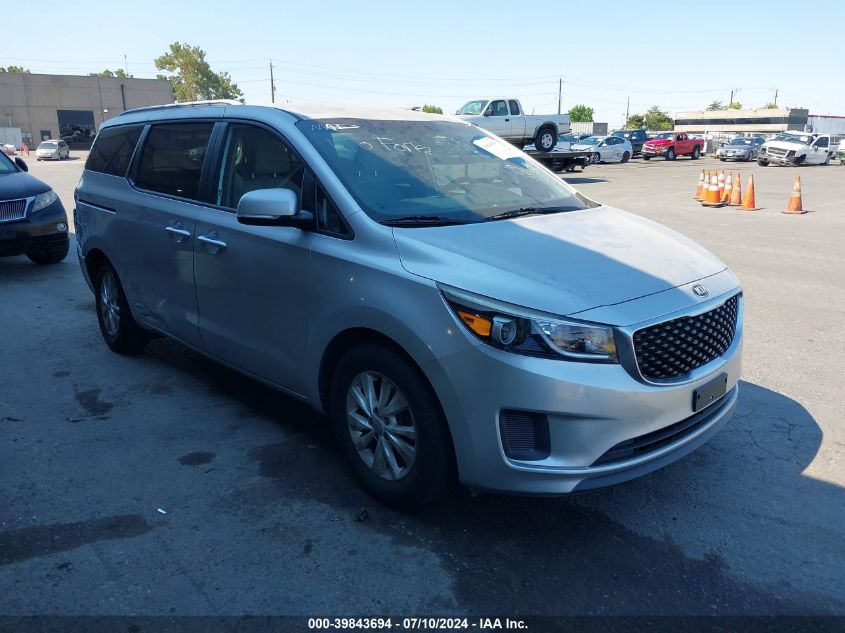 2016 Kia Sedona Lx VIN: KNDMB5C19G6164688 Lot: 39843694