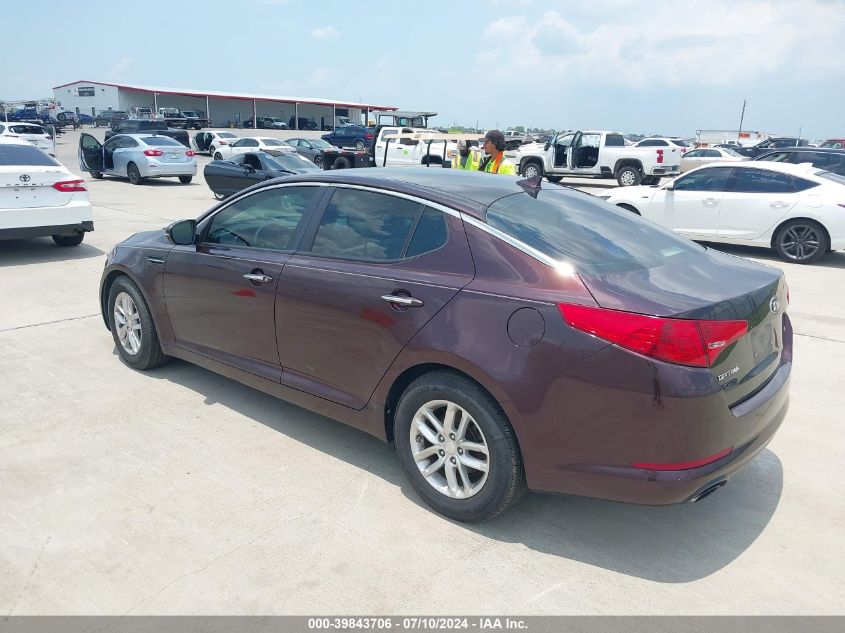 2013 Kia Optima Lx VIN: 5XXGM4A78DG134345 Lot: 39843706