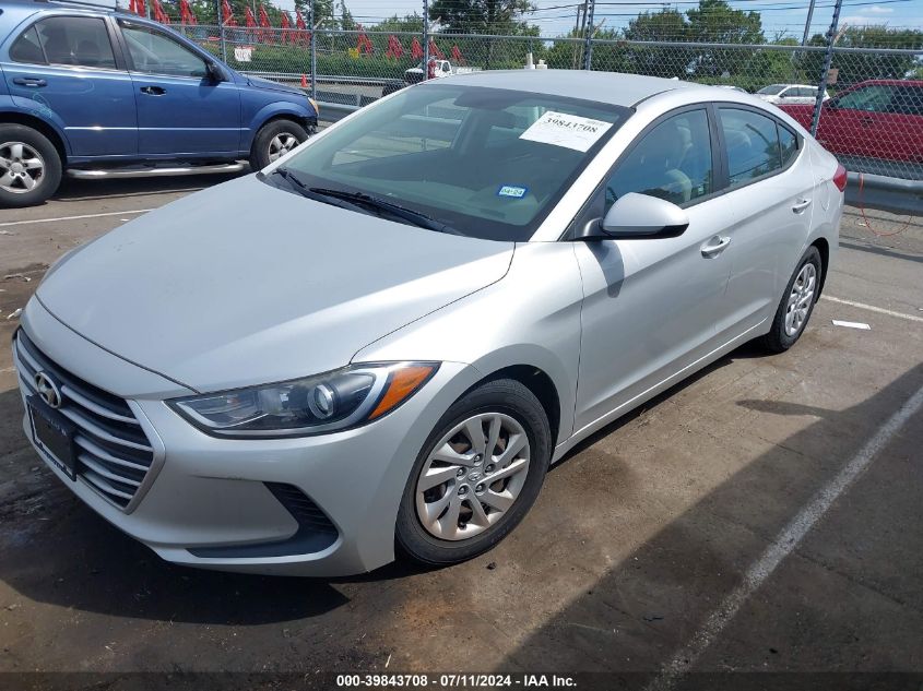 2017 HYUNDAI ELANTRA SE - 5NPD74LFXHH197469