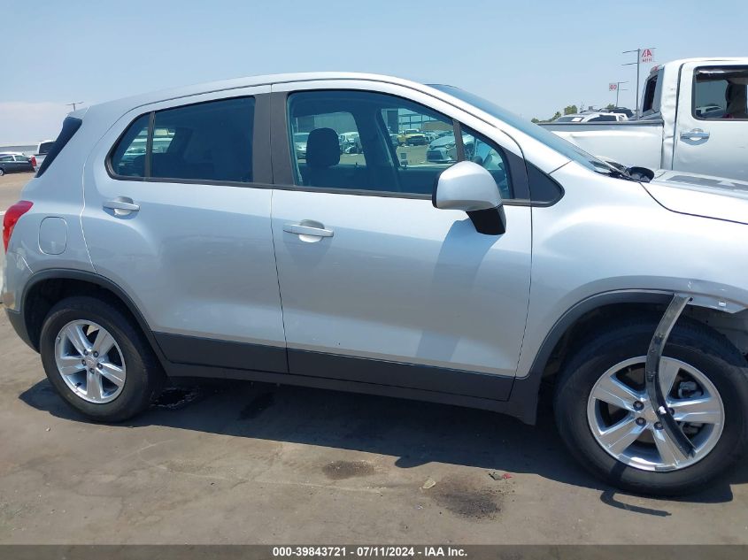 2019 Chevrolet Trax Ls VIN: 3GNCJKSB0KL317200 Lot: 39843721