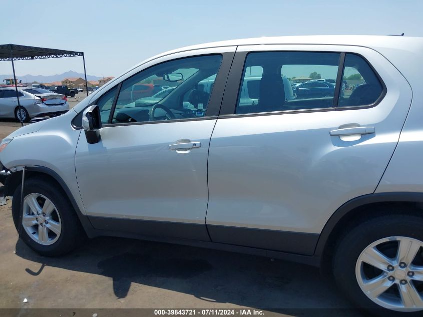 2019 Chevrolet Trax Ls VIN: 3GNCJKSB0KL317200 Lot: 39843721