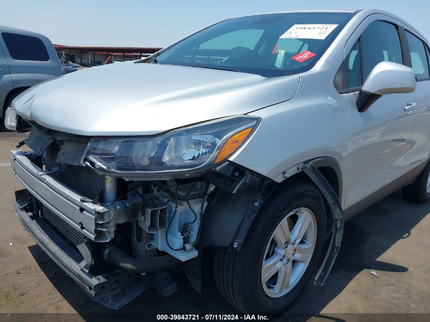 2019 Chevrolet Trax Ls VIN: 3GNCJKSB0KL317200 Lot: 39843721