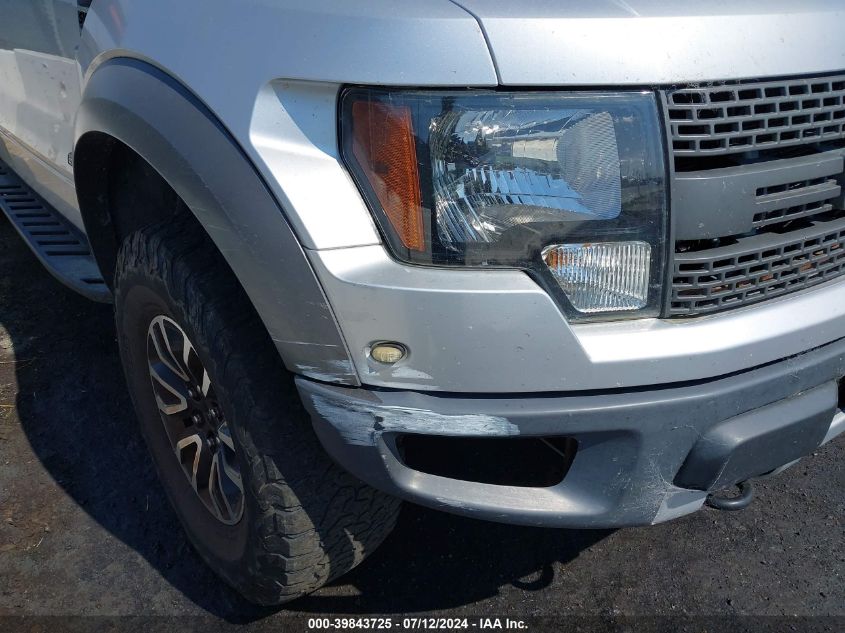 2012 Ford F-150 Svt Raptor VIN: 1FTFW1R69CFD00563 Lot: 39843725