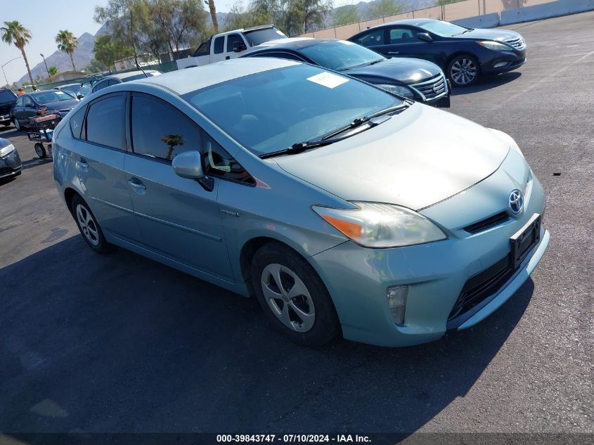 2013 Toyota Prius Two VIN: JTDKN3DU8D1627361 Lot: 39843747