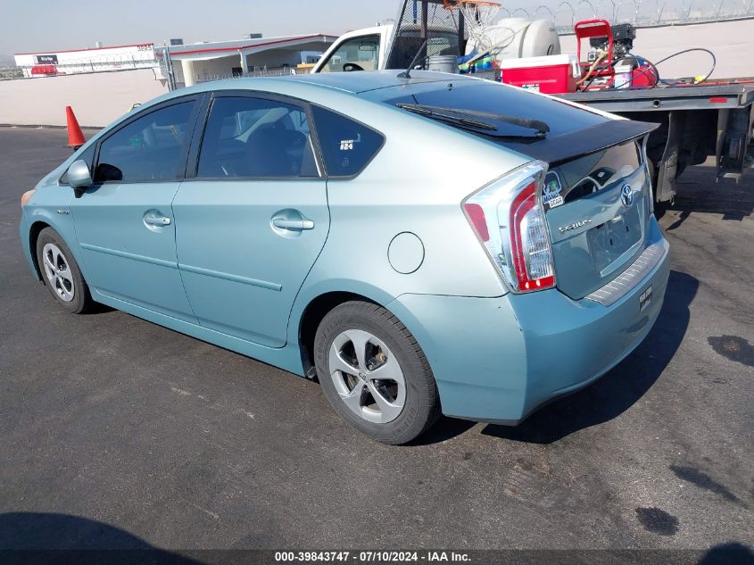 2013 Toyota Prius Two VIN: JTDKN3DU8D1627361 Lot: 39843747