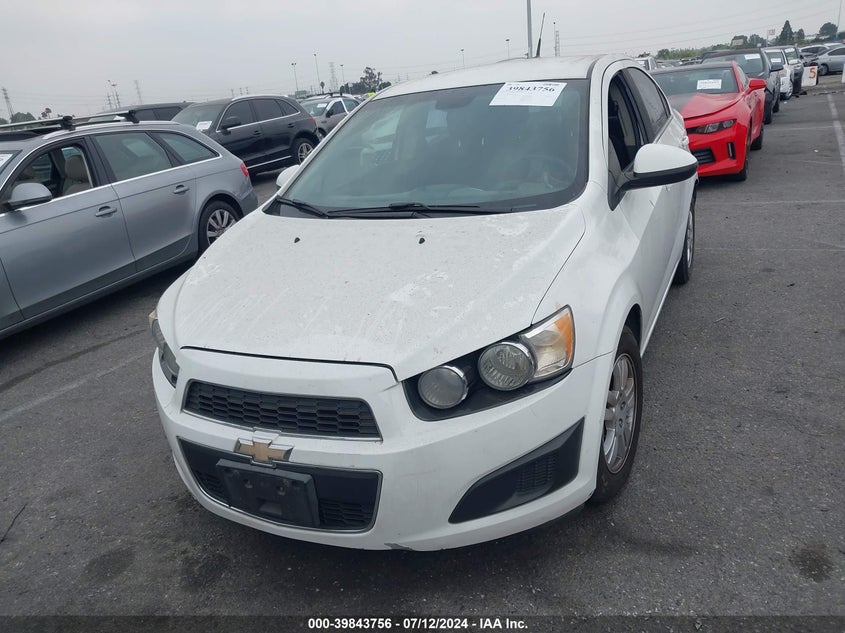 2013 Chevrolet Sonic Lt Auto VIN: 1G1JC5SH4D4105191 Lot: 39843756