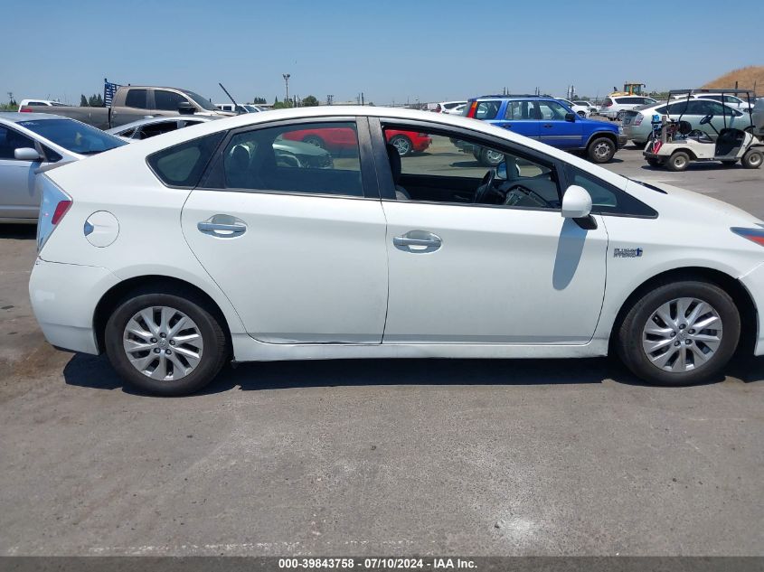 2014 Toyota Prius Plug-In Advanced VIN: JTDKN3DP5E3063572 Lot: 39843758