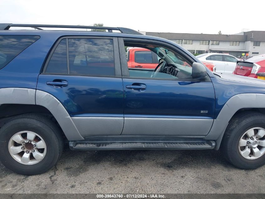 2003 Toyota 4Runner Sr5 V6 VIN: JTEZU14R838002607 Lot: 39843760