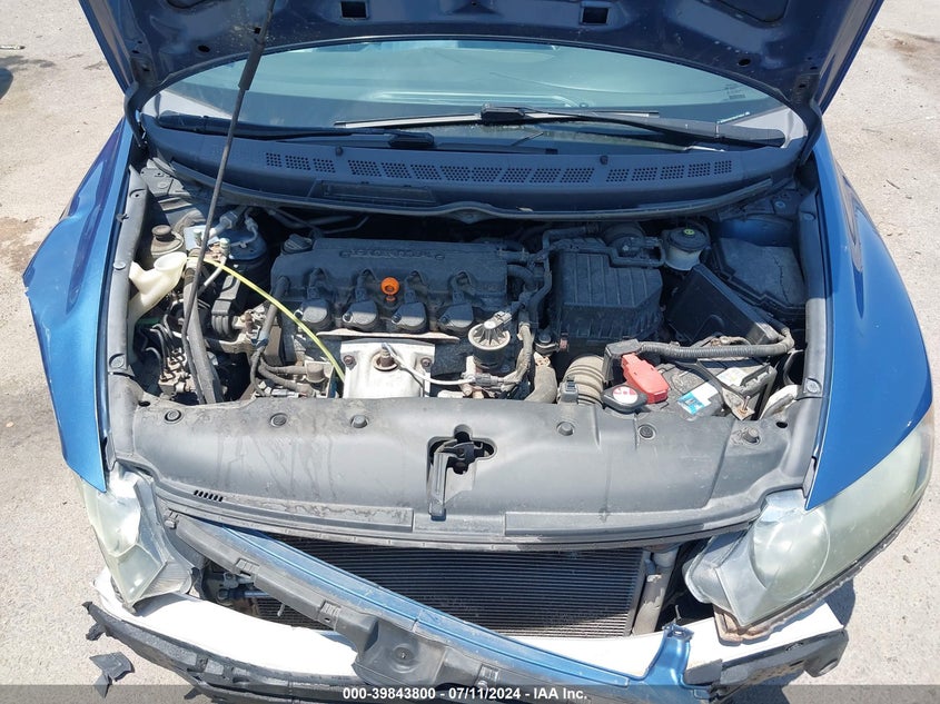 2008 Honda Civic Lx VIN: 1HGFA16578L079629 Lot: 39843800