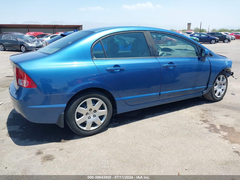 2008 Honda Civic Lx VIN: 1HGFA16578L079629 Lot: 39843800