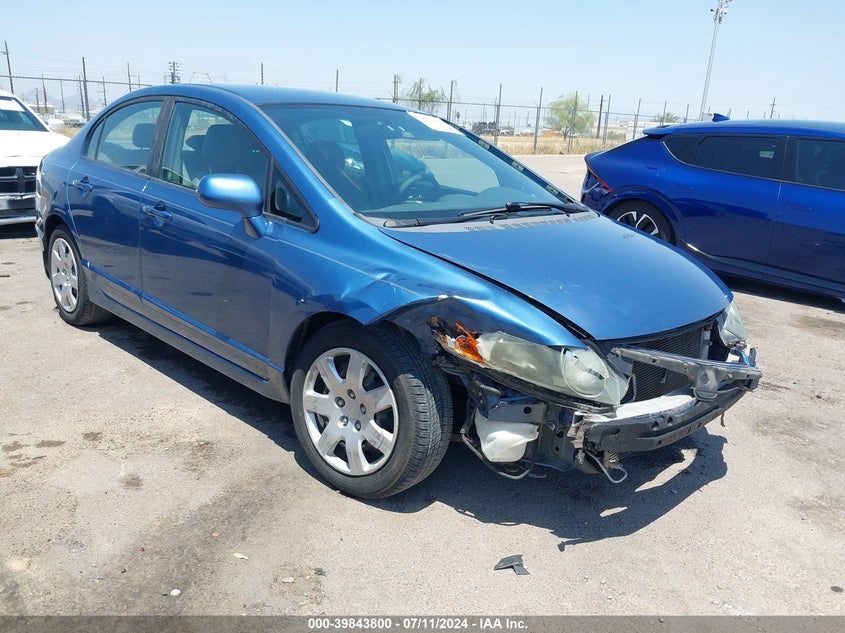 2008 Honda Civic Lx VIN: 1HGFA16578L079629 Lot: 39843800