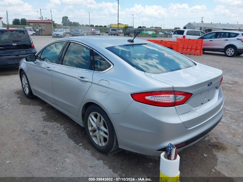 2014 Ford Fusion Se VIN: 3FA6P0HD5ER113016 Lot: 39843802