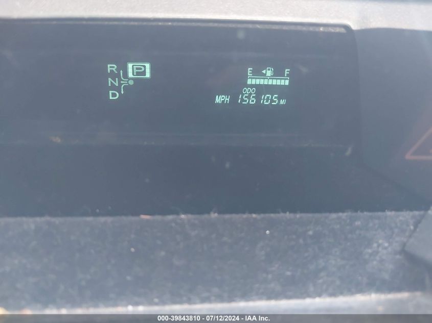 2009 Toyota Prius VIN: JTDKB20U693526212 Lot: 39843810