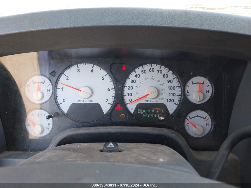 2008 Dodge Ram 1500 Slt VIN: 1D7HA18248J102697 Lot: 39843831