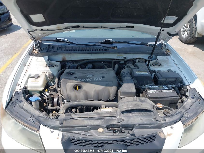 2008 Hyundai Sonata Gls VIN: 5NPET46C38H403006 Lot: 39843845