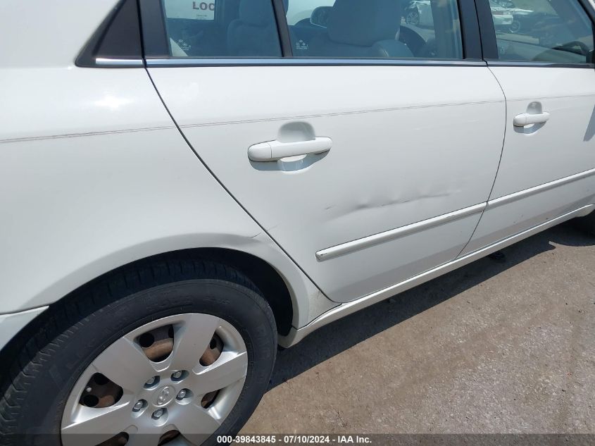 2008 Hyundai Sonata Gls VIN: 5NPET46C38H403006 Lot: 39843845