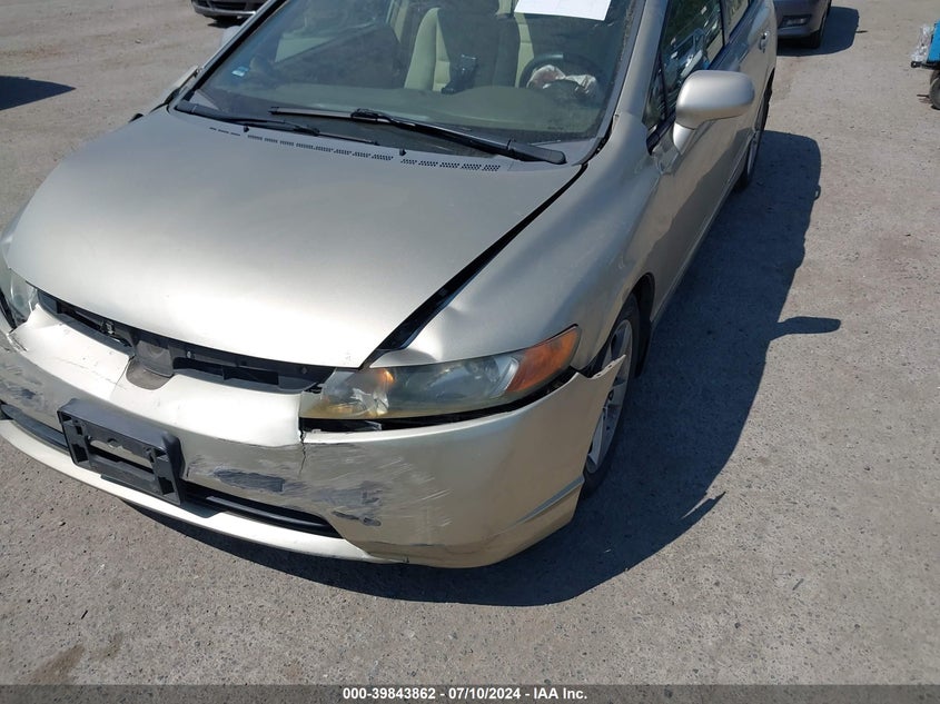 2008 Honda Civic Ex VIN: 1HGFA16878L089376 Lot: 39843862