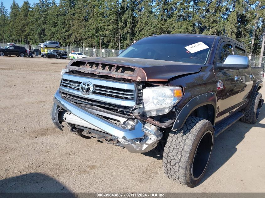 2016 Toyota Tundra Platinum 5.7L V8 VIN: 5TFAY5F19GX493821 Lot: 39843887