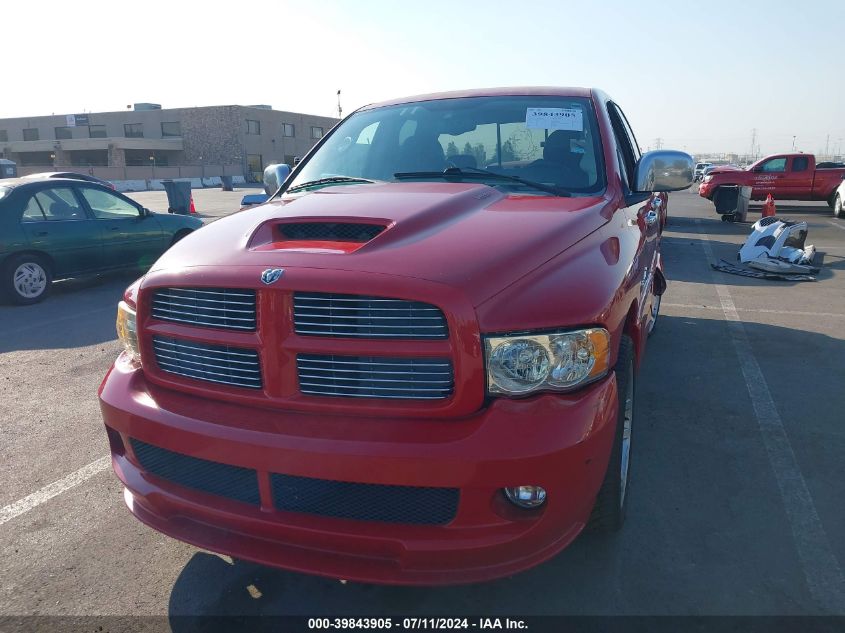 2005 Dodge Ram 1500 Srt-10 VIN: 3D7HA18H85G734538 Lot: 39843905