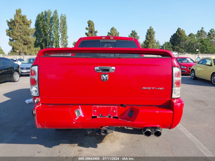 2005 Dodge Ram 1500 Srt-10 VIN: 3D7HA18H85G734538 Lot: 39843905