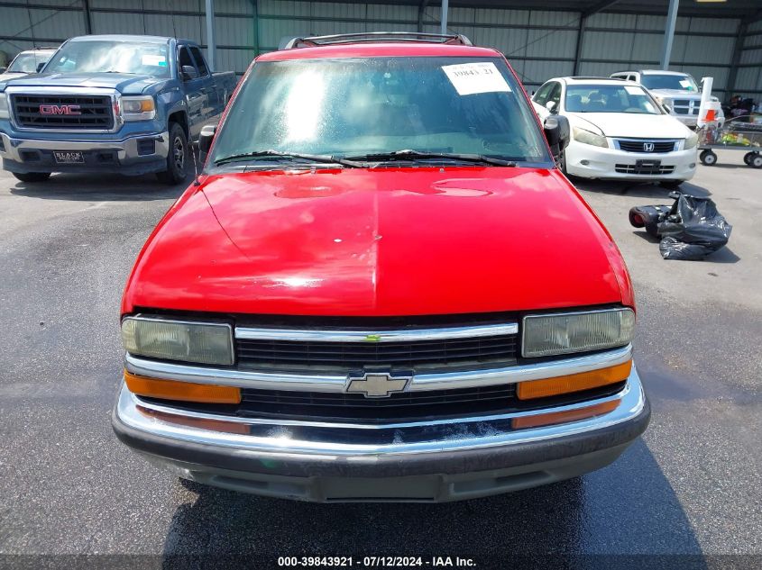 1999 Chevrolet Blazer Ls VIN: 1GNCS13WXX2159997 Lot: 39843921