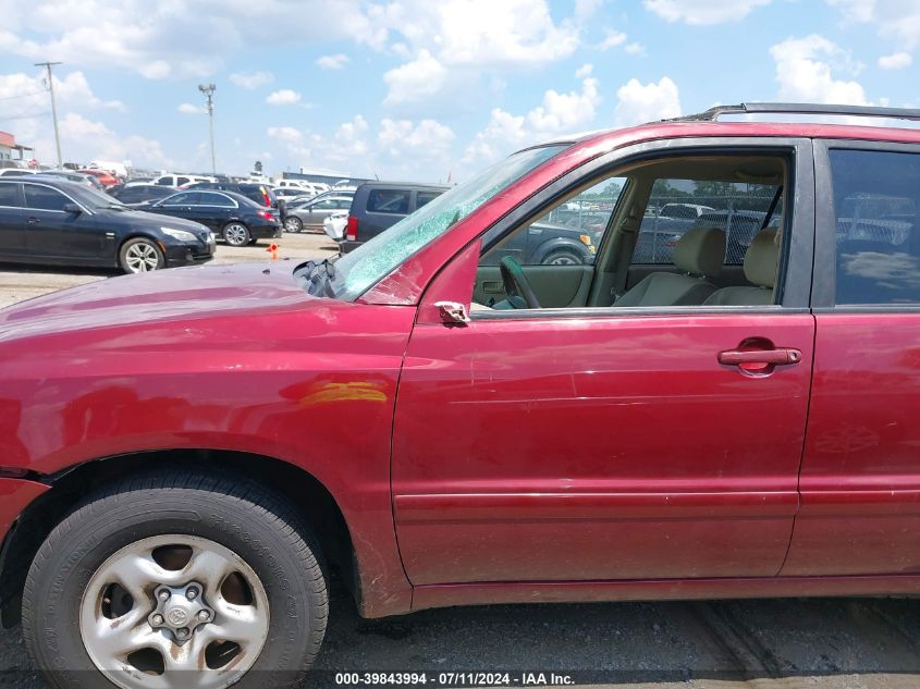 2004 Toyota Highlander V6 VIN: JTEDP21A740023017 Lot: 39843994