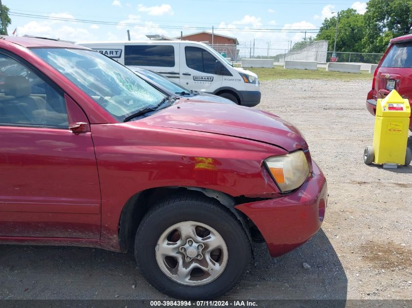2004 Toyota Highlander V6 VIN: JTEDP21A740023017 Lot: 39843994