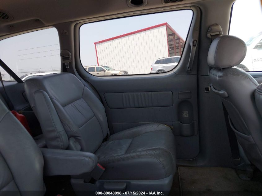 2002 Toyota Sienna Xle VIN: 4T3ZF13C62U460327 Lot: 39843998