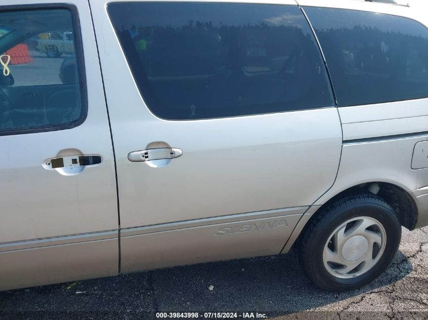 2002 Toyota Sienna Xle VIN: 4T3ZF13C62U460327 Lot: 39843998