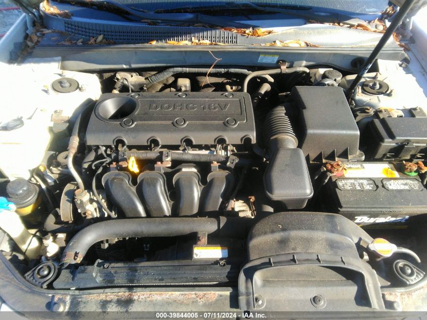 5NPET46C29H542397 2009 Hyundai Sonata Gls