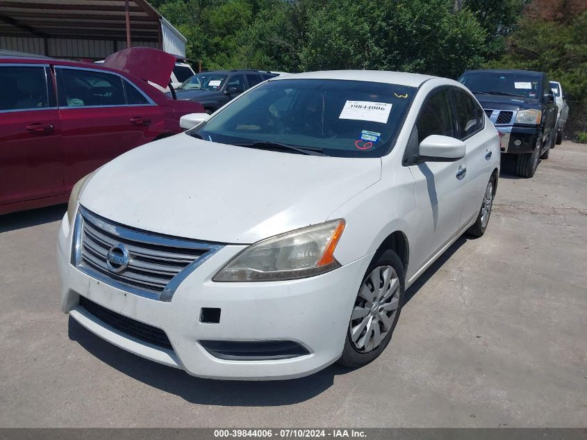 2014 Nissan Sentra S VIN: 3N1AB7AP1EY253346 Lot: 39844006