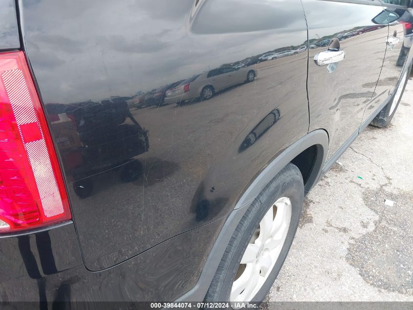 2012 Kia Sorento Lx V6 VIN: 5XYKT4A25CG296543 Lot: 39844074