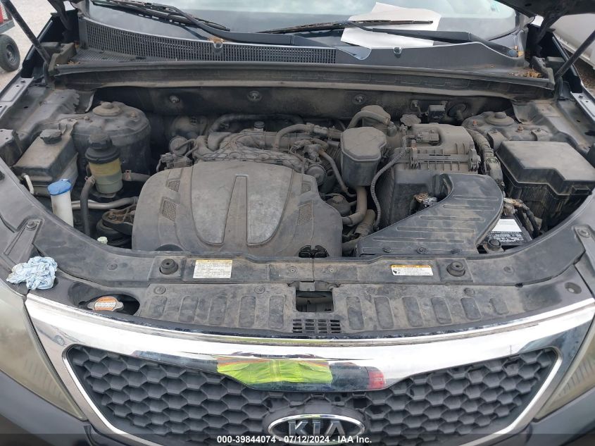 2012 Kia Sorento Lx V6 VIN: 5XYKT4A25CG296543 Lot: 39844074