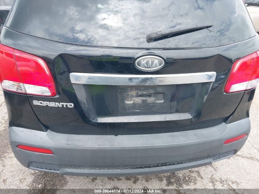 2012 Kia Sorento Lx V6 VIN: 5XYKT4A25CG296543 Lot: 39844074
