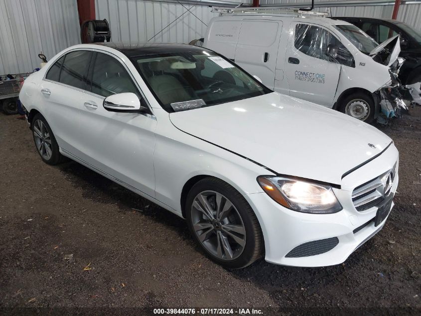 2017 Mercedes-Benz C 300 Luxury/Sport VIN: 55SWF4JB4HU232564 Lot: 39844076