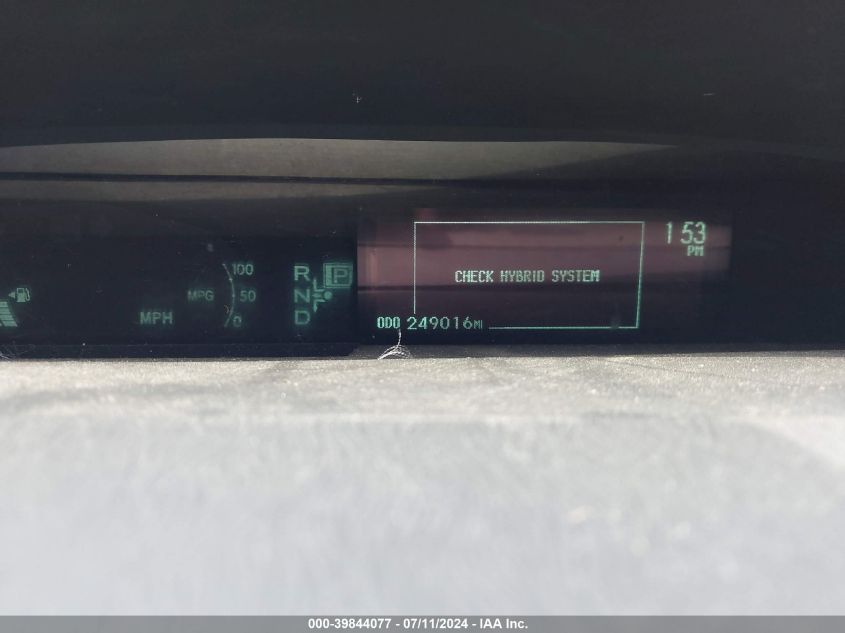 2011 Toyota Prius Three VIN: JTDKN3DU3B0292786 Lot: 39844077