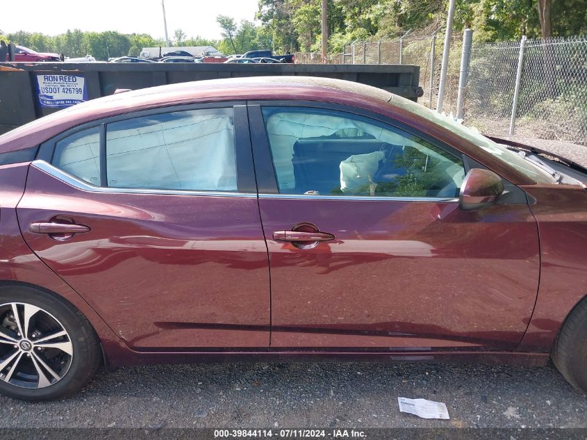 2021 Nissan Sentra Sv Xtronic Cvt VIN: 3N1AB8CV3MY319217 Lot: 39844114