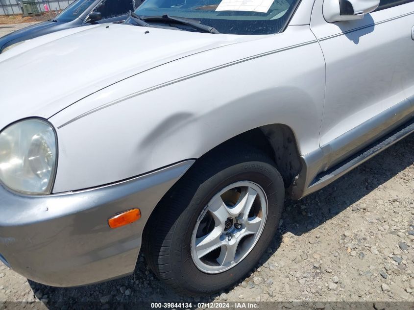 2003 Hyundai Santa Fe Gls/Lx VIN: KM8SC13DX3U531977 Lot: 39844134