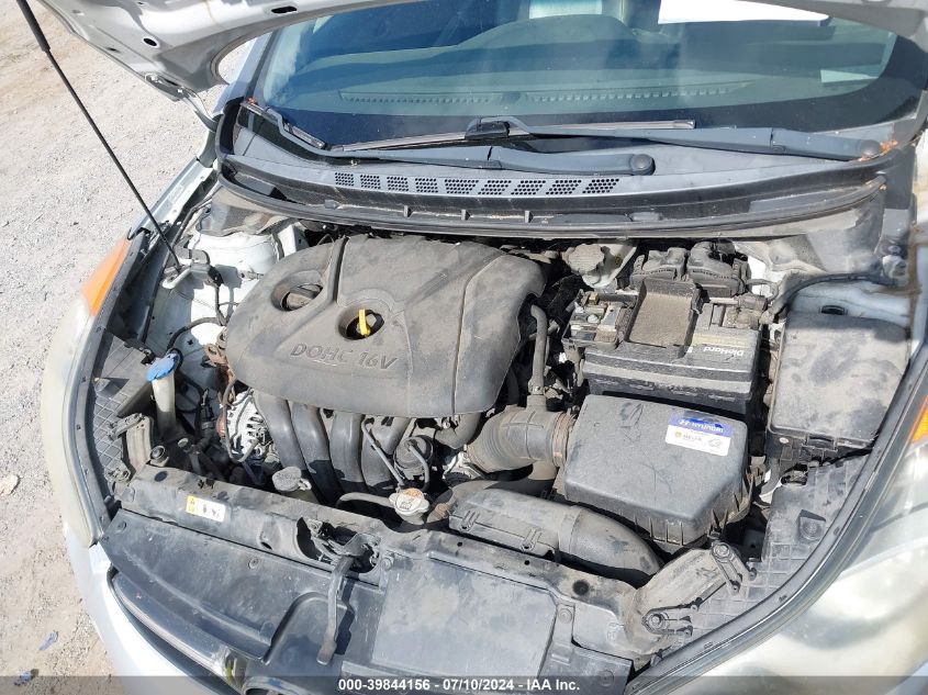 2012 Hyundai Elantra Limited (Ulsan Plant) VIN: KMHDH4AEXCU277744 Lot: 39844156