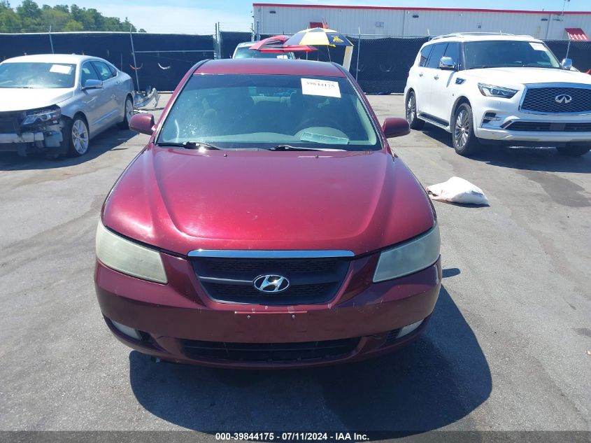 2007 Hyundai Sonata Limited/Se V6 VIN: 5NPEU46F67H204179 Lot: 39844175