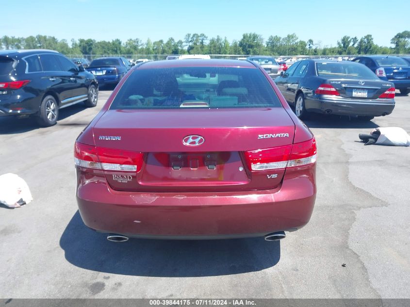 2007 Hyundai Sonata Limited/Se V6 VIN: 5NPEU46F67H204179 Lot: 39844175