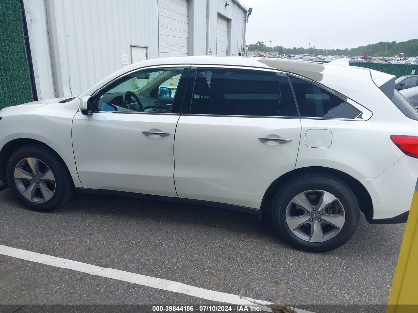 2016 Acura Mdx Acurawatch Plus Package VIN: 5FRYD4H29GB007303 Lot: 39844186