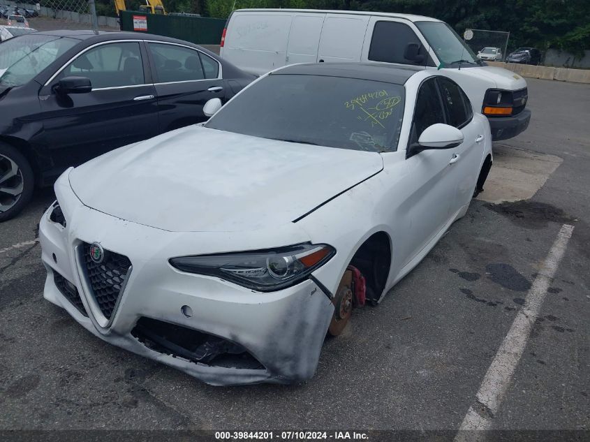 2018 Alfa Romeo Giulia Ti Sport Awd VIN: ZARFAEEN0J7597805 Lot: 39844201