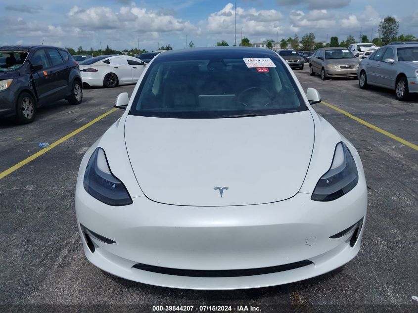 2022 Tesla Model 3 Long Range Dual Motor All-Wheel Drive VIN: 5YJ3E1EB0NF103085 Lot: 39844207