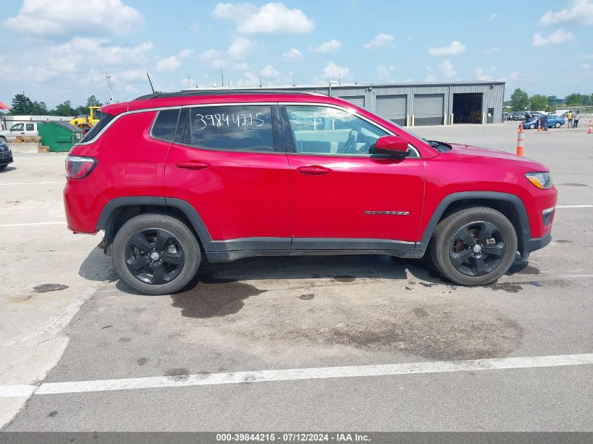 2019 Jeep Compass Latitude Fwd VIN: 3C4NJCBBXKT843857 Lot: 39844215