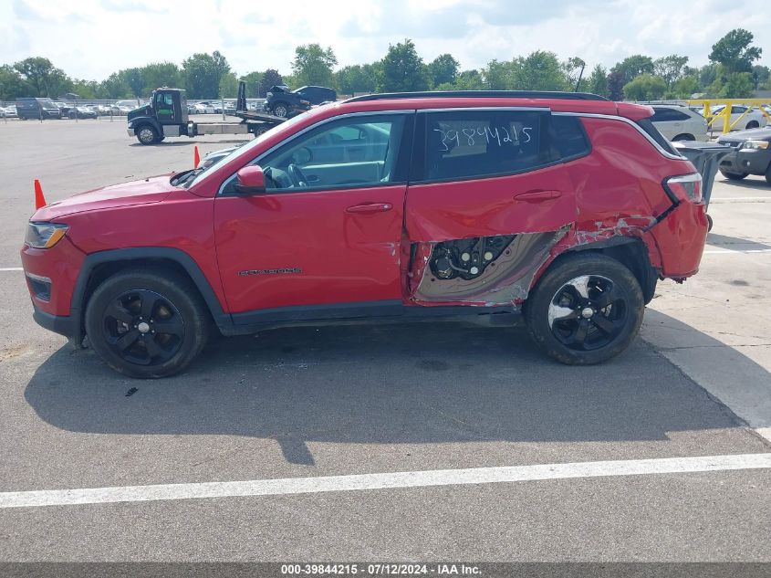 2019 Jeep Compass Latitude Fwd VIN: 3C4NJCBBXKT843857 Lot: 39844215