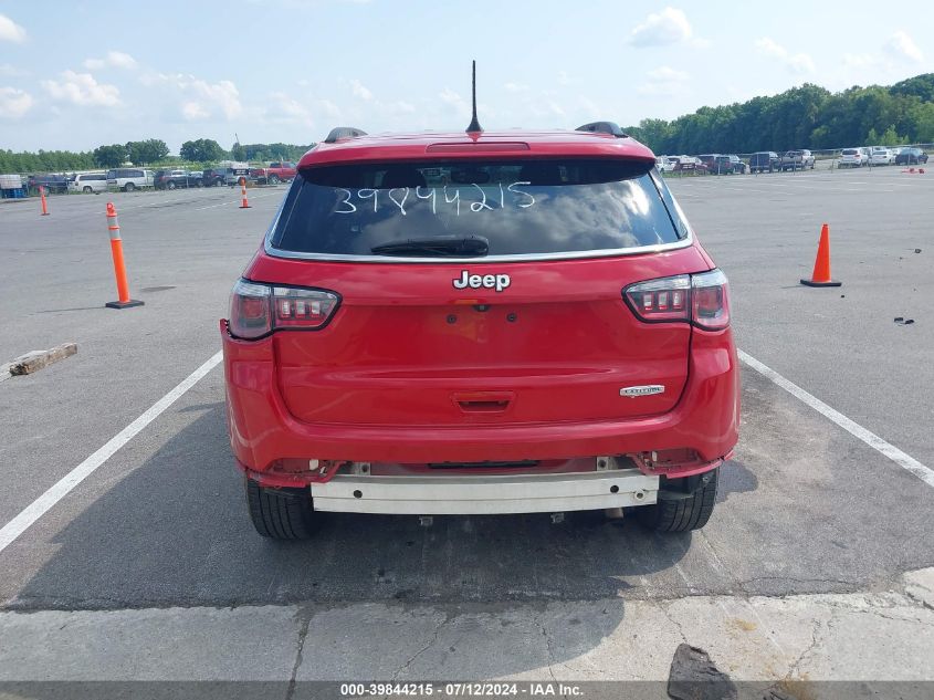 2019 Jeep Compass Latitude Fwd VIN: 3C4NJCBBXKT843857 Lot: 39844215