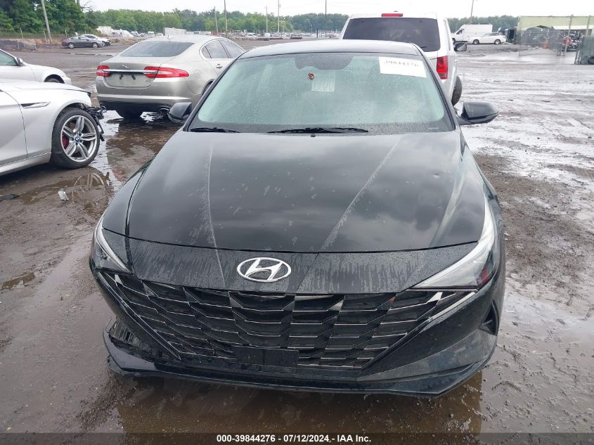 2022 Hyundai Elantra Hybrid Limited VIN: KMHLN4AJ7NU022280 Lot: 39844276