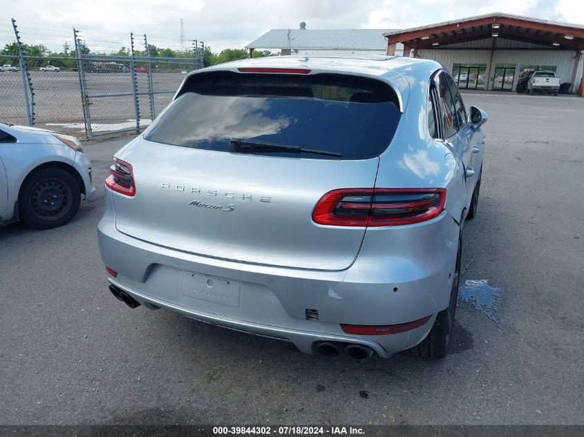 2015 Porsche Macan S VIN: WP1AB2A50FLB71633 Lot: 39844302